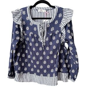 Vineyard Vines Deep Bay Fleur De Leaf Top